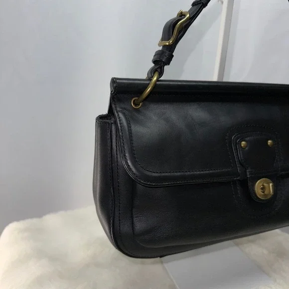 Coach City Willis 70th Anniversary Crossbody Bag Satchel Black Legacy 22062 - Picture 3 of 16